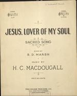 Jesus, Lover of my Soul. Mezzo-soprano or Baritone.